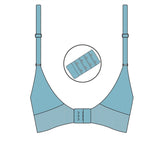 Carriwell Padded Maternity And Nursing Bra Black