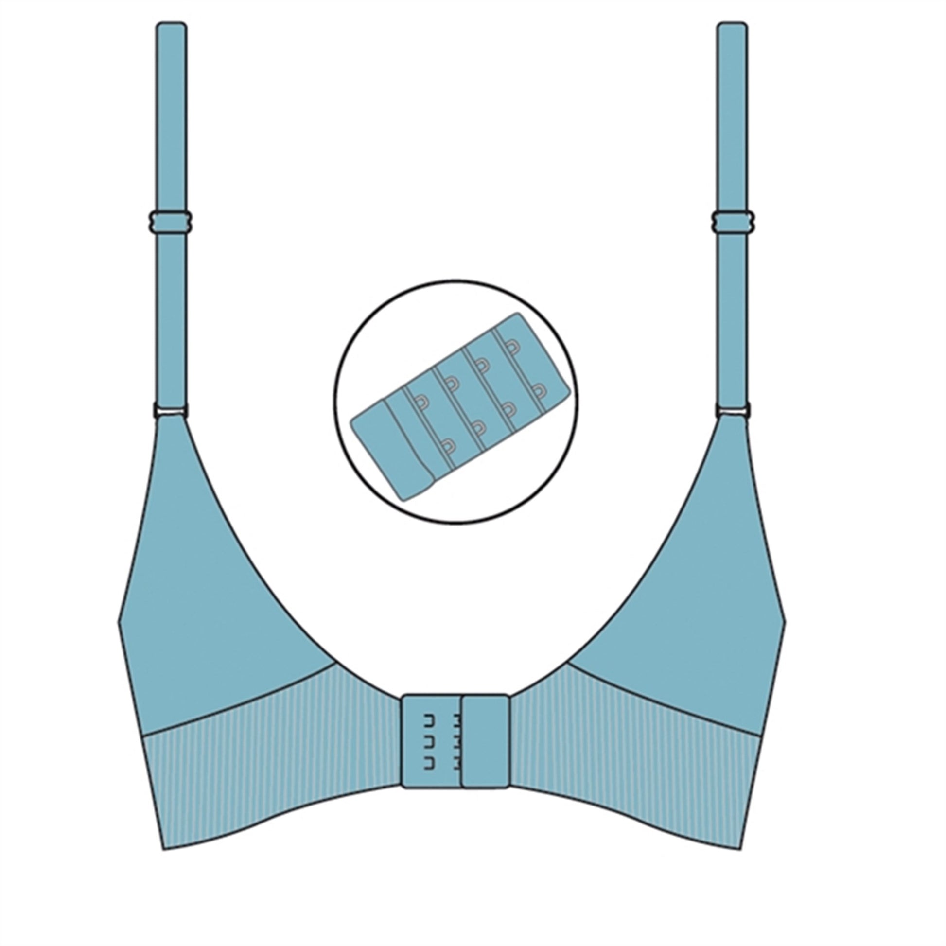 Carriwell Maternity And Nursing Bra With Padded Carri-Gel Support Black