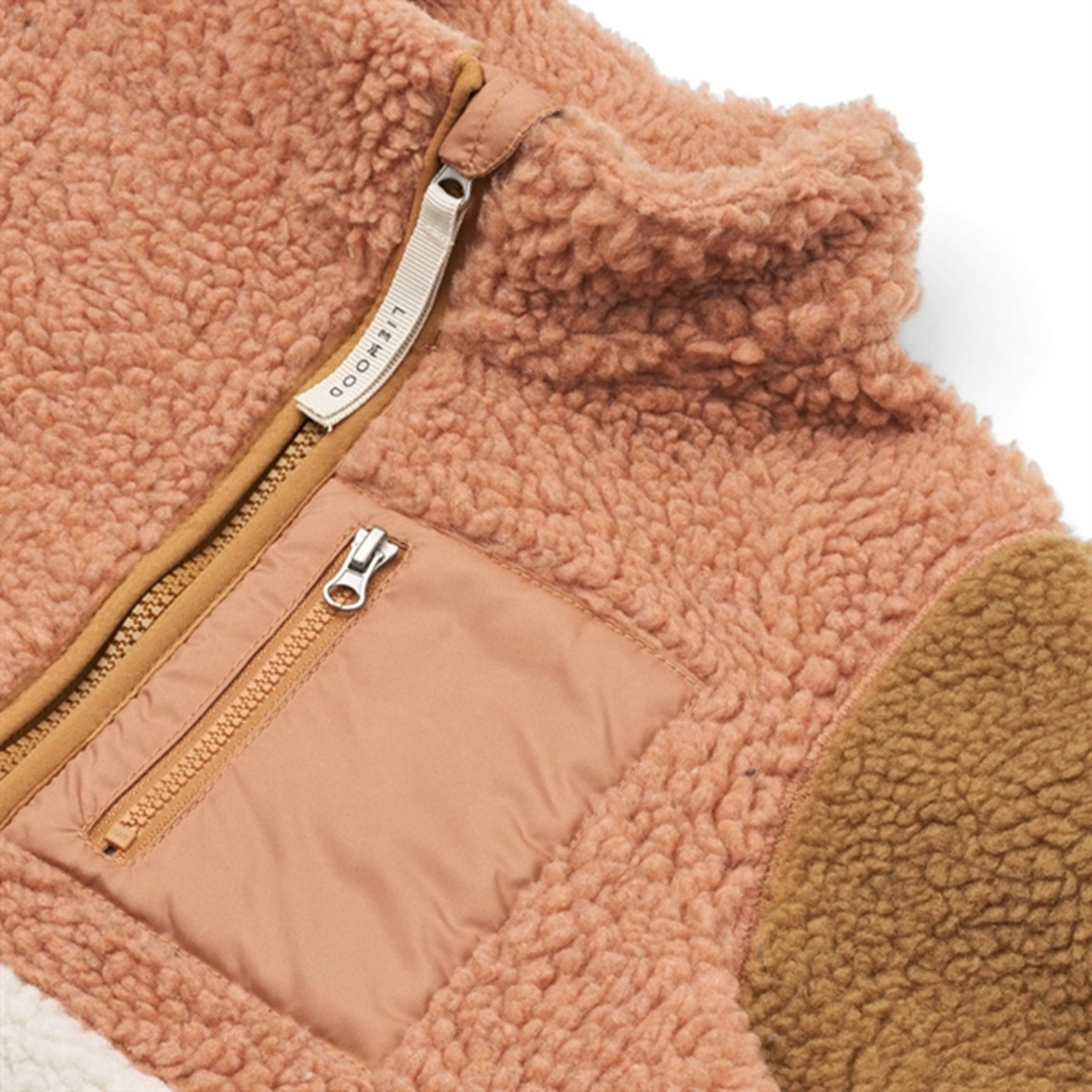 Liewood Nolan Pile Jacket Tuscany Rose Multi Mix