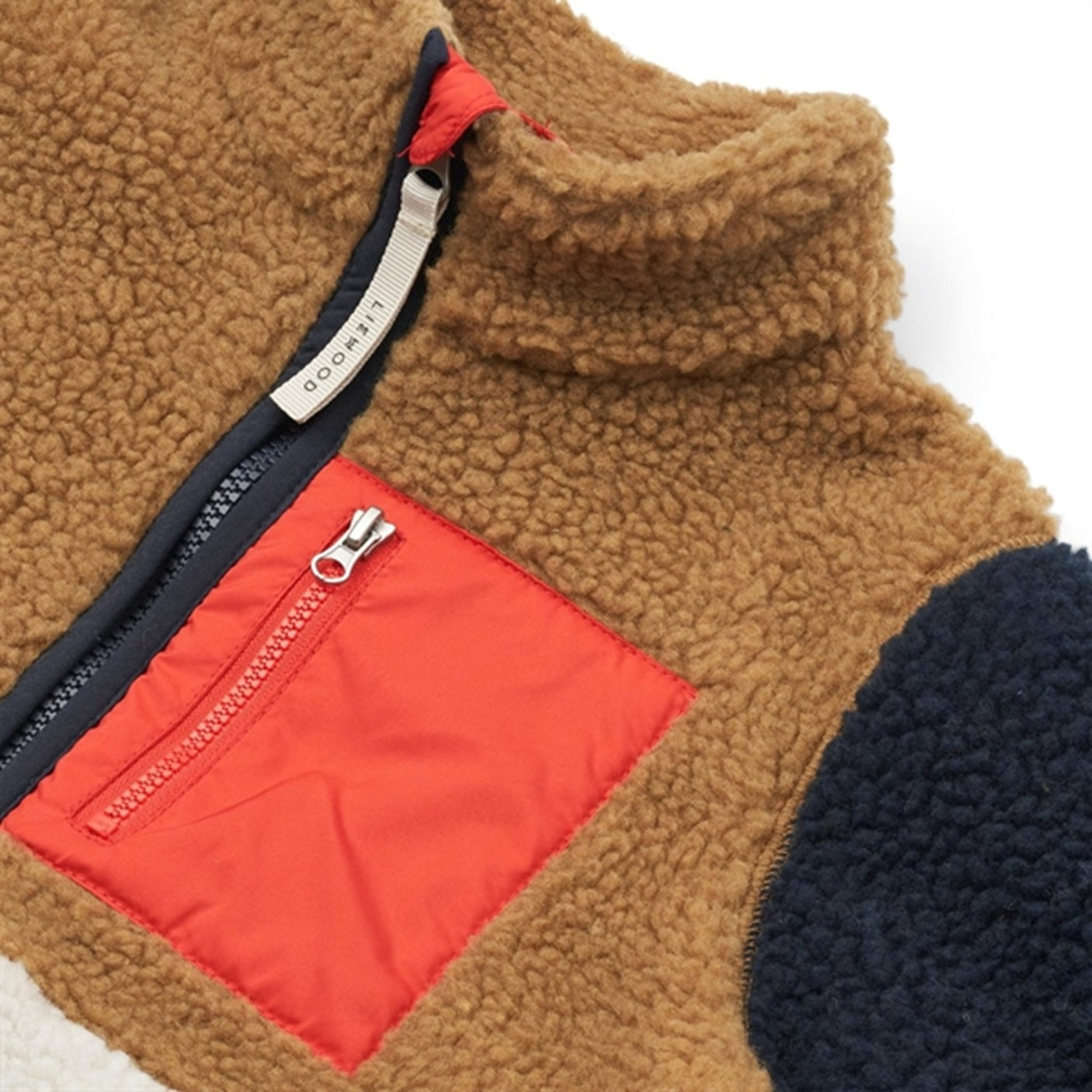 Liewood Nolan Pile Jacket Midnight Navy Multi Mix