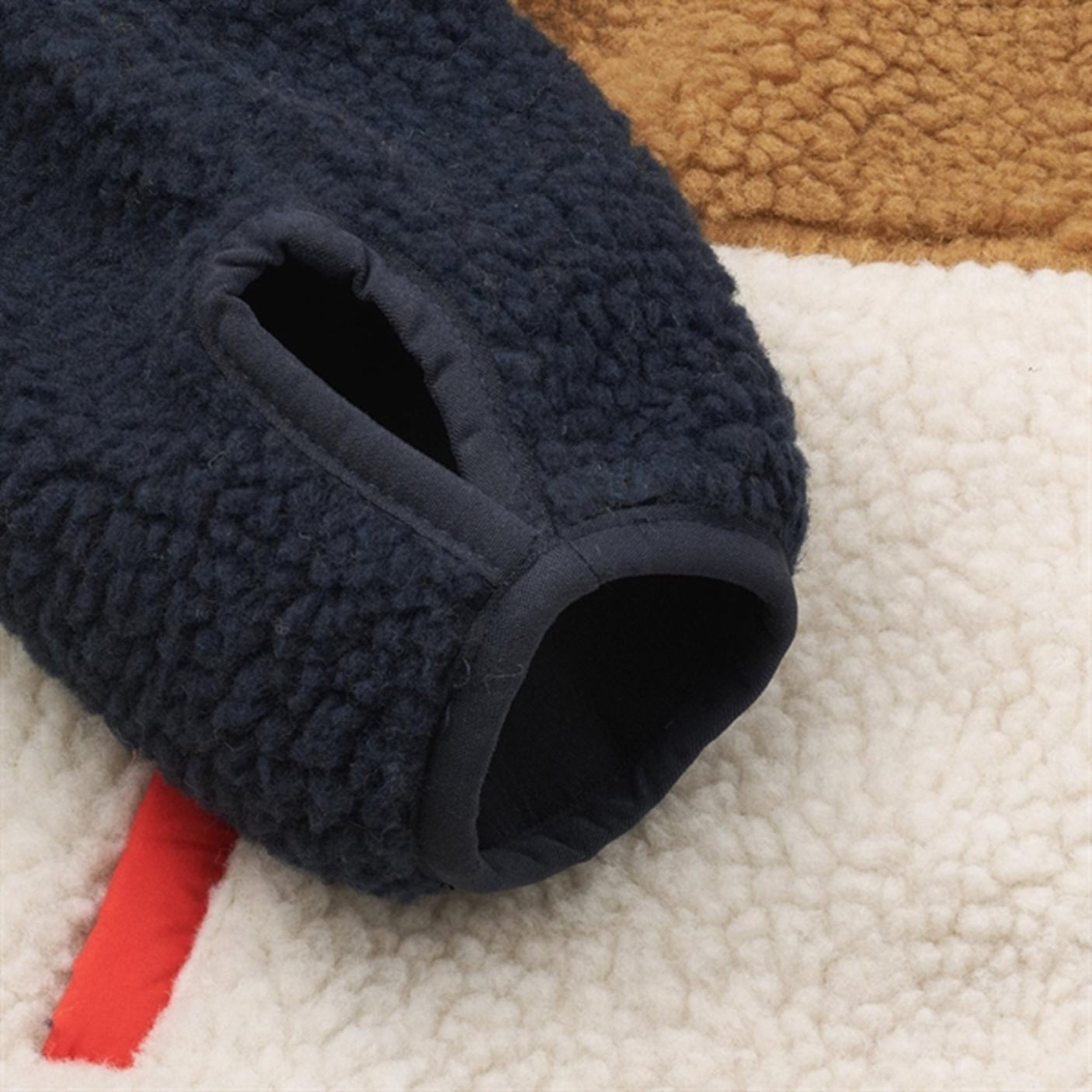 Liewood Nolan Pile Jacket Midnight Navy Multi Mix