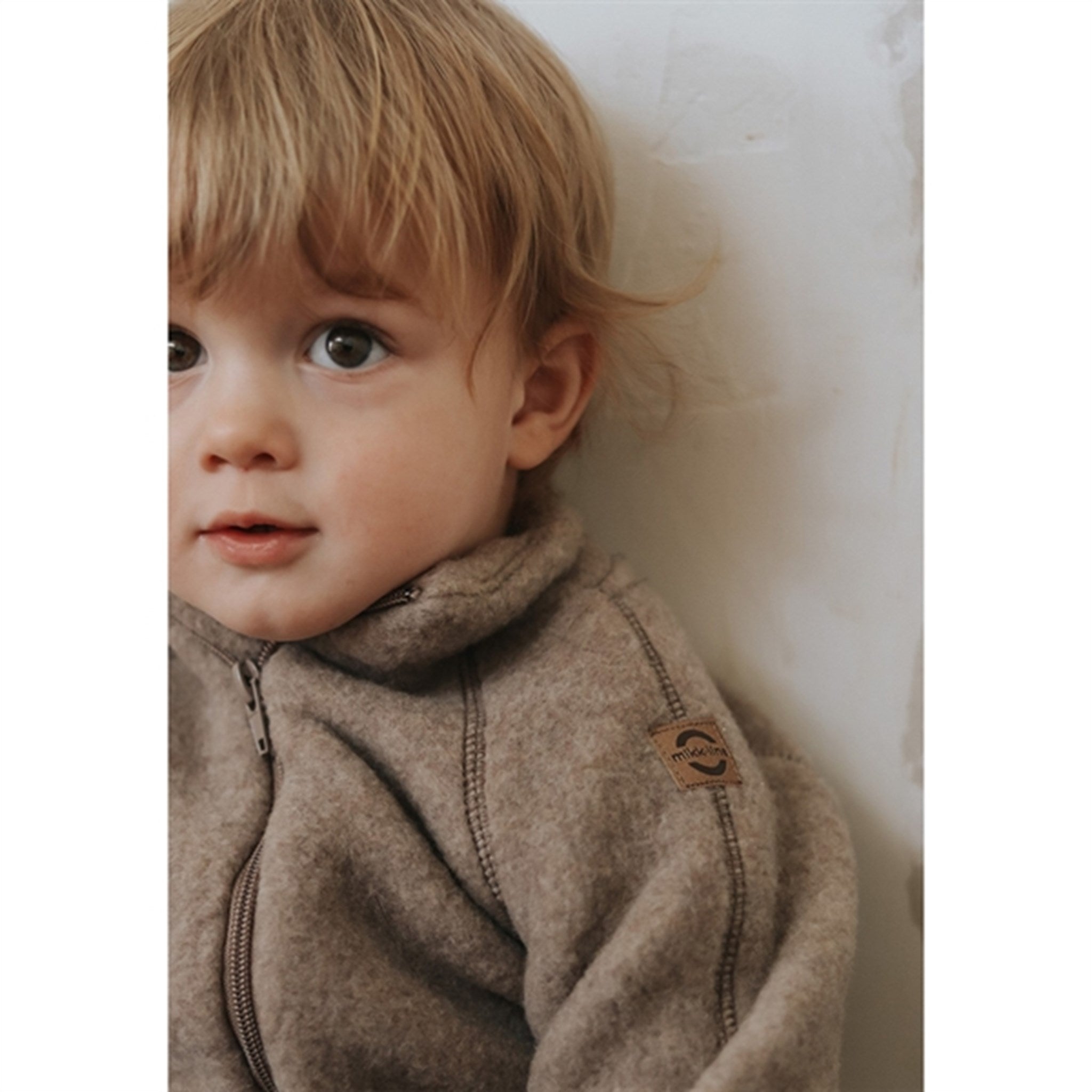 Mikk-Line Wool Baby Jacket Melange Denver 2