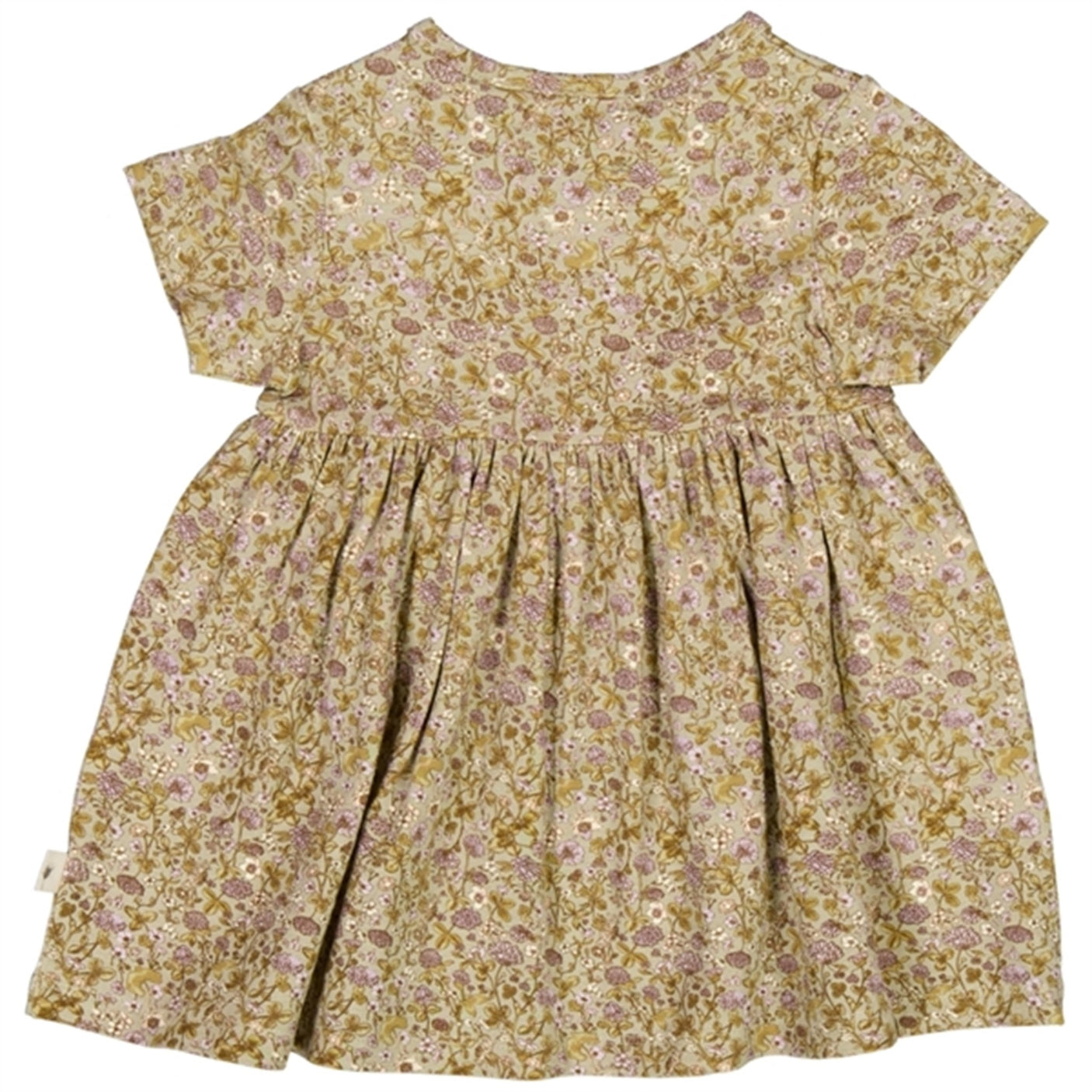 Wheat Fossil Flowers Nova Dress