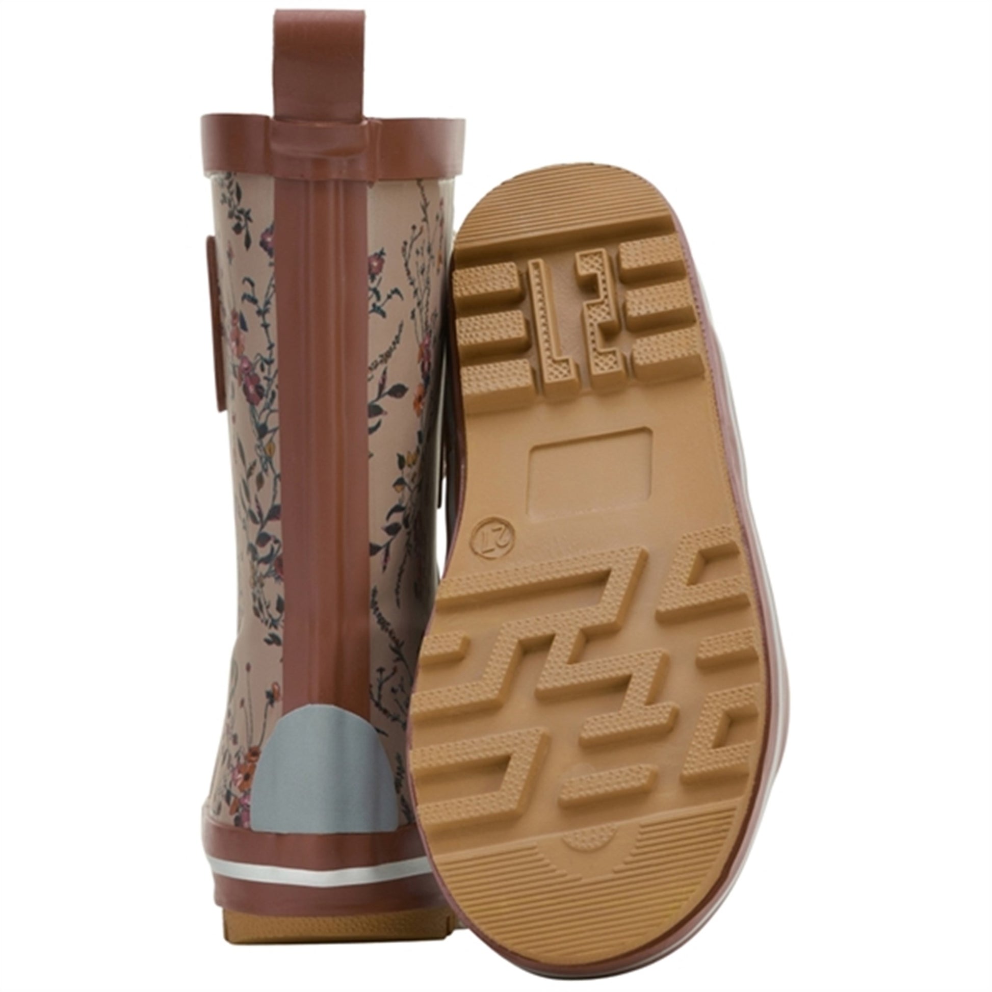 Mikk-Line Rubber Boots Print Nougat
