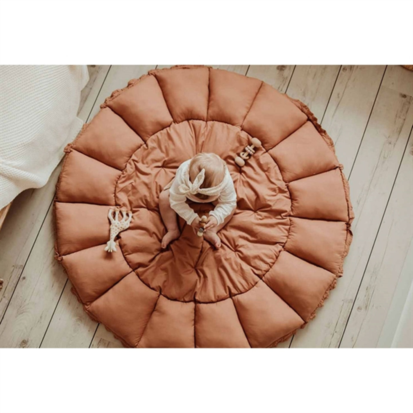 Play&Go 3-in-1 Play Mat Organic Bloom Tawny brown