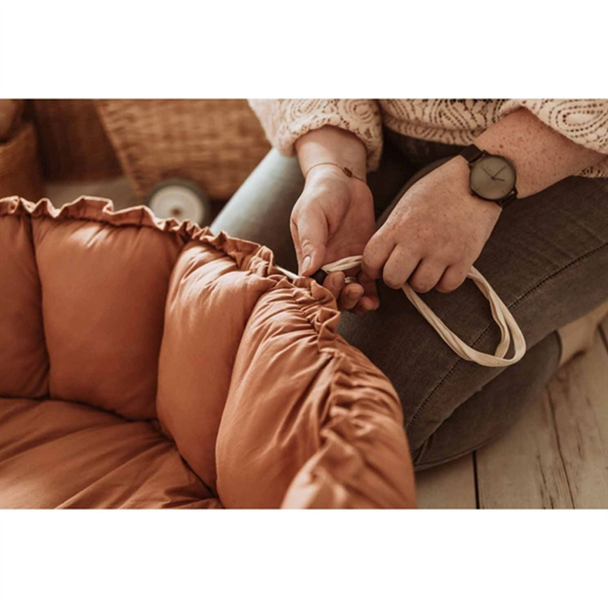 Play&Go 3-in-1 Play Mat Organic Bloom Tawny brown
