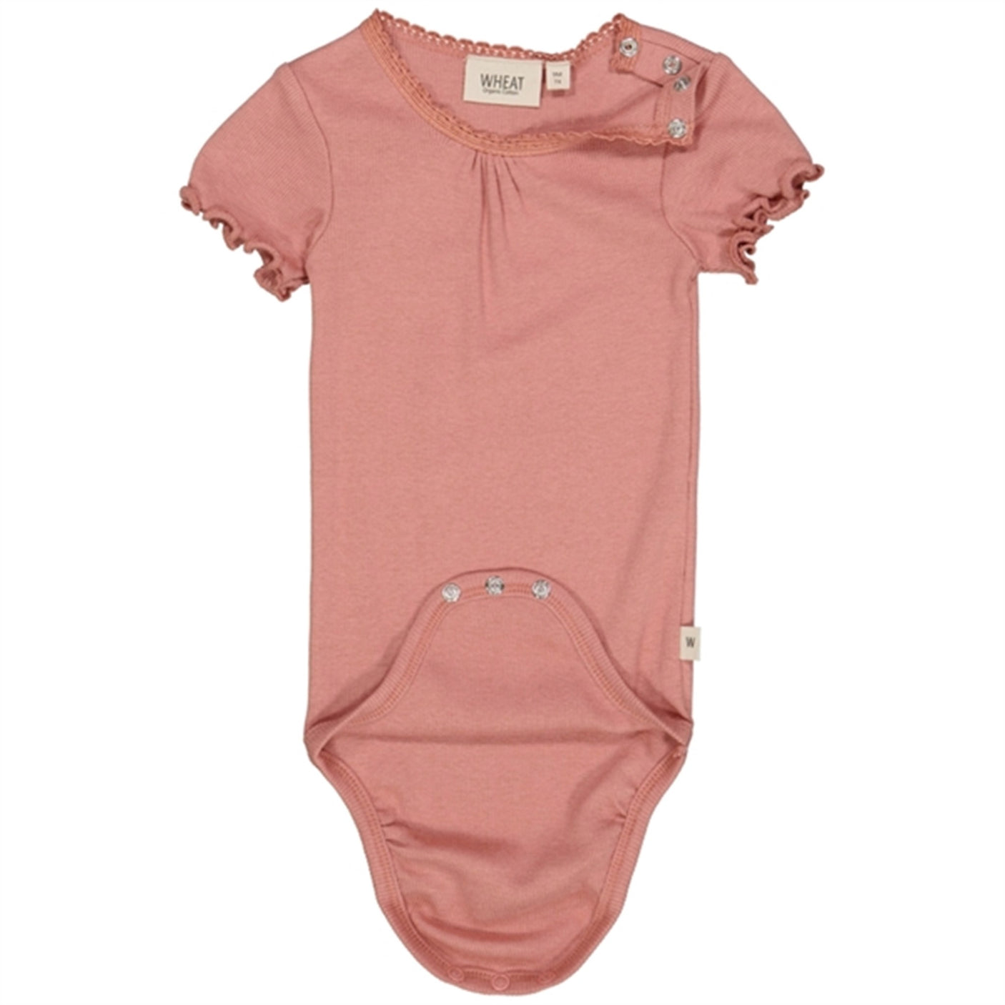 Wheat Old Rose Rib Lace Body