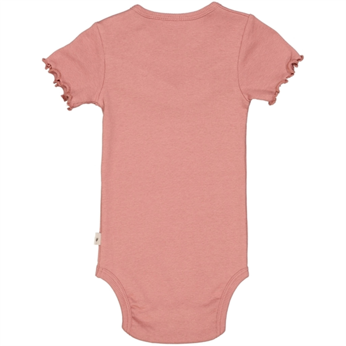 Wheat Old Rose Ruffle Rib Body