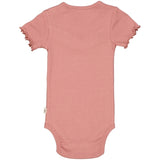 Wheat Old Rose Ruffle Rib Body