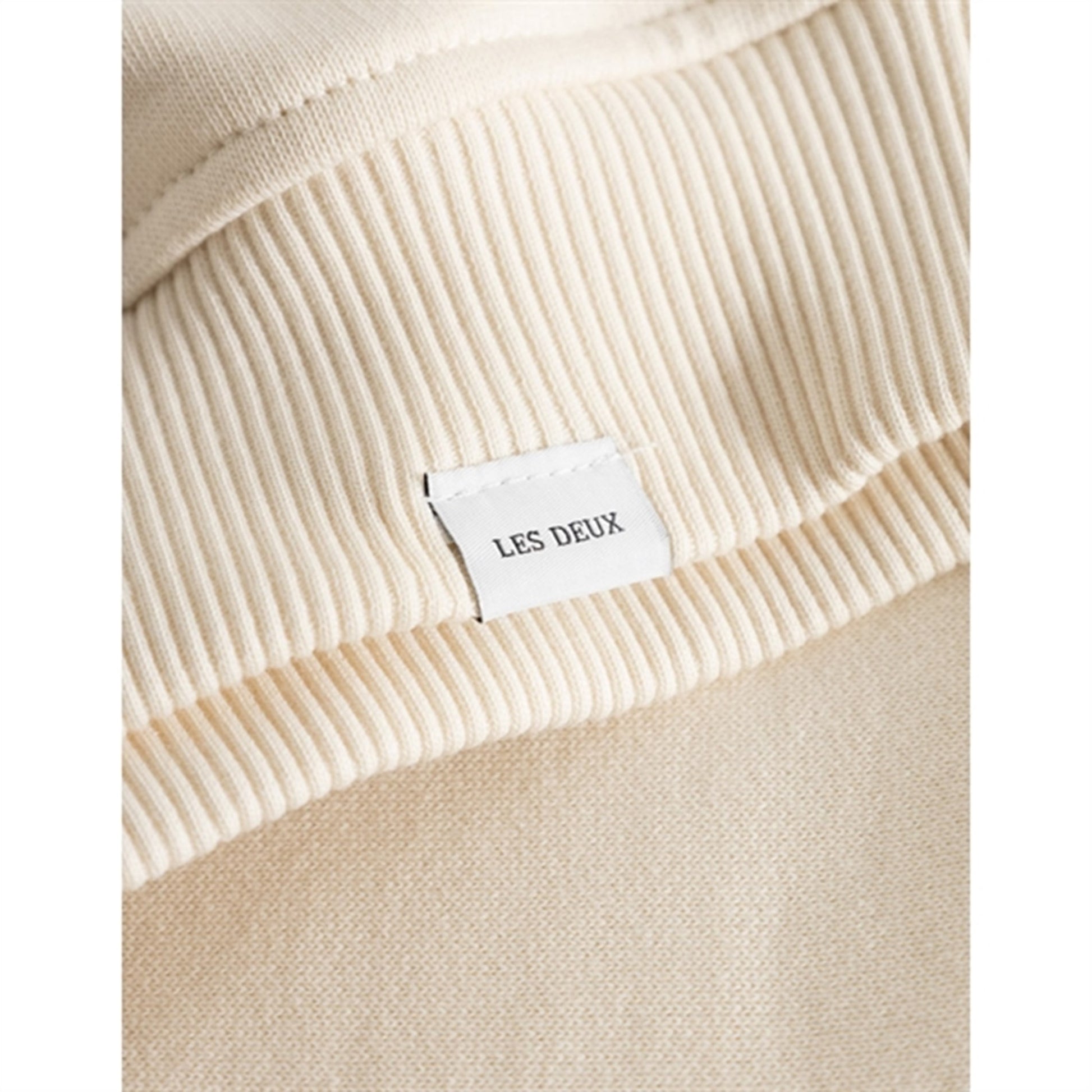 Les Deux Kids Ivory/Dusty Orange Blake Hoodie