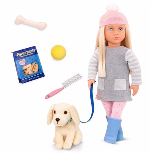 Our Generation Doll - Meagan w. Dog
