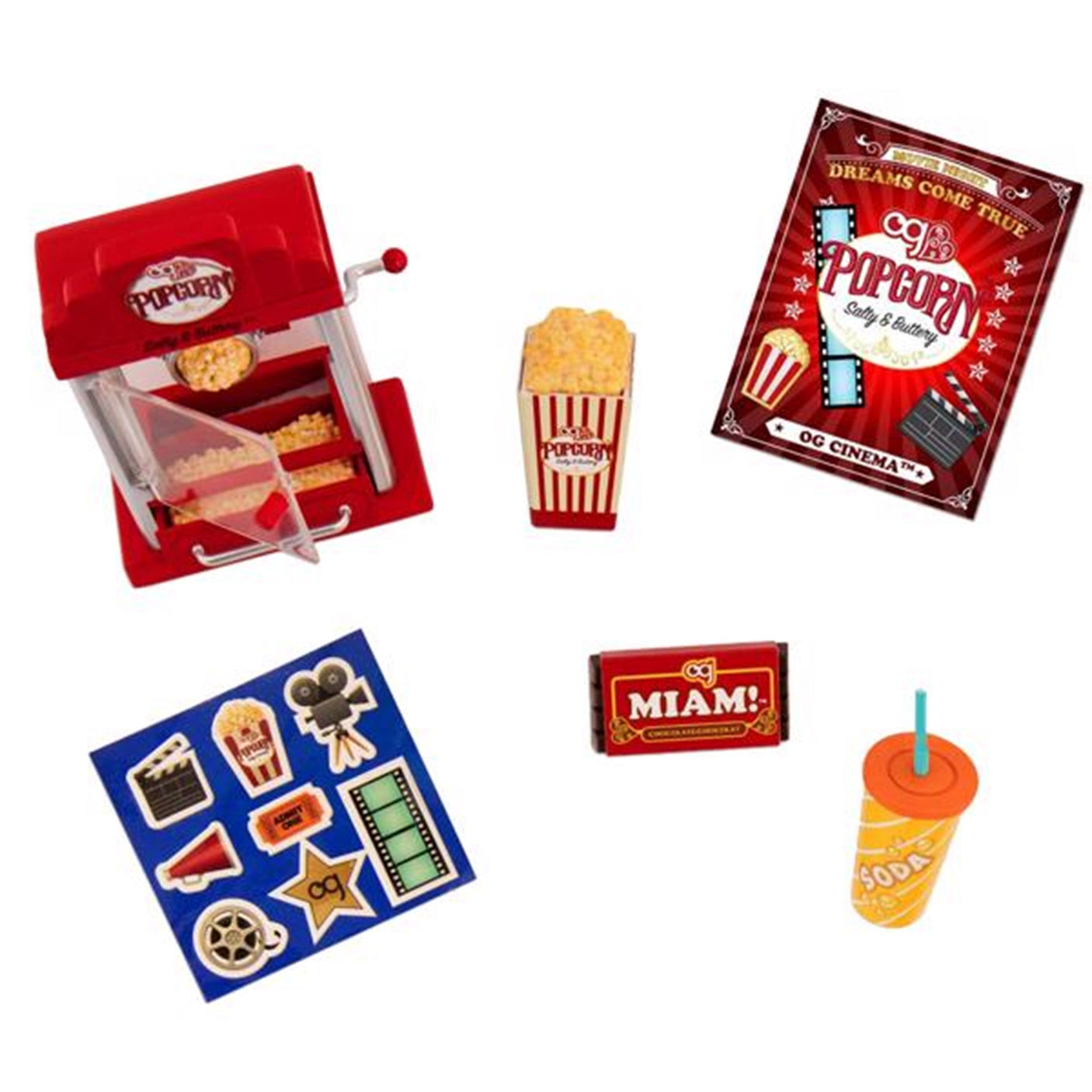 Our Generation Doll Accessories Retro - Popcorn