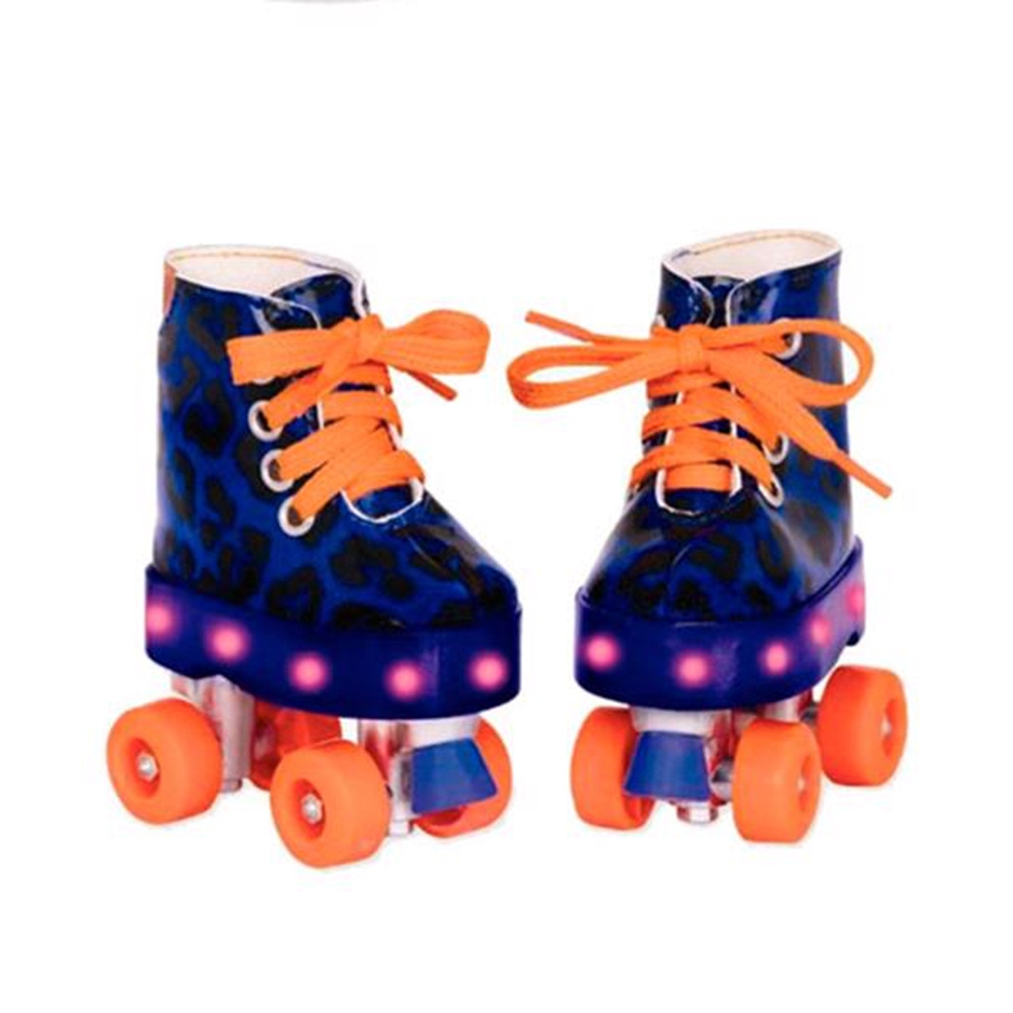 Our Generation 带发光滑轮的玩具娃娃鞋 - 将娃娃游戏提升至新的高度！