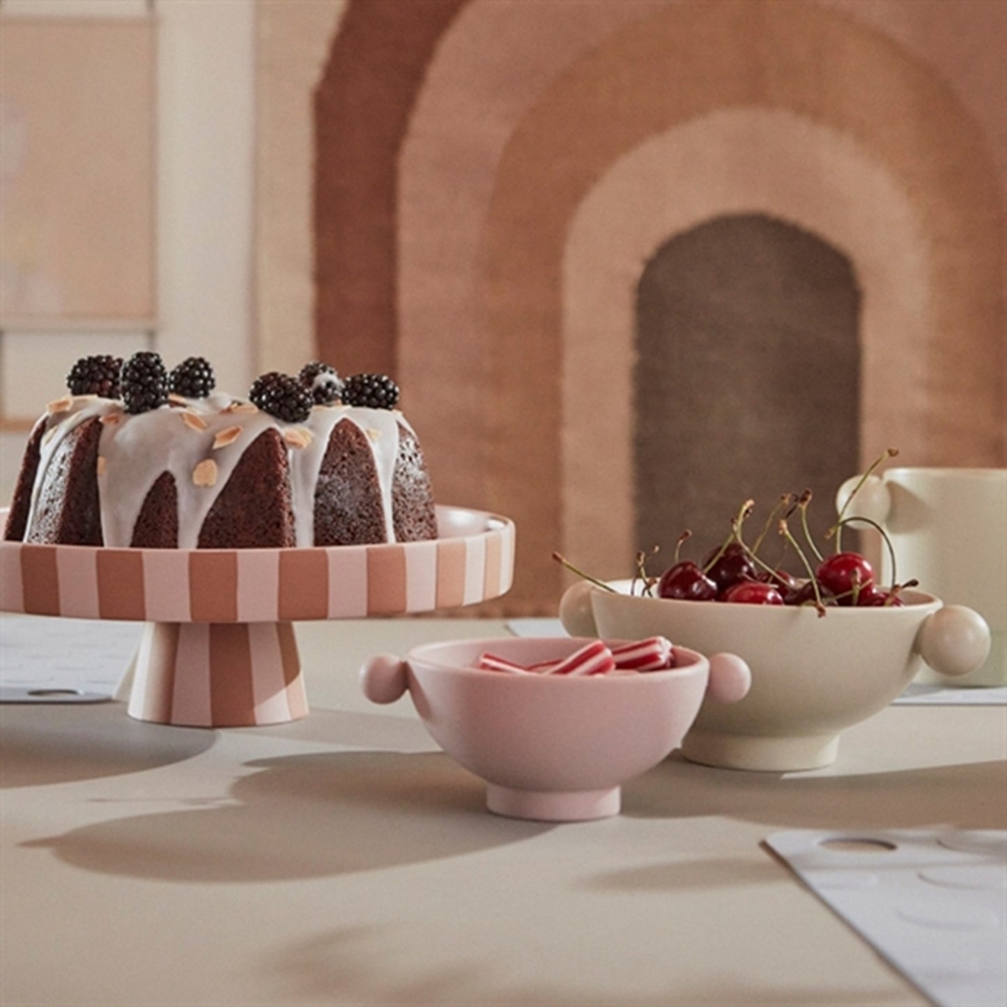 OYOY Tinka Inka Bowl Rose/Caramel