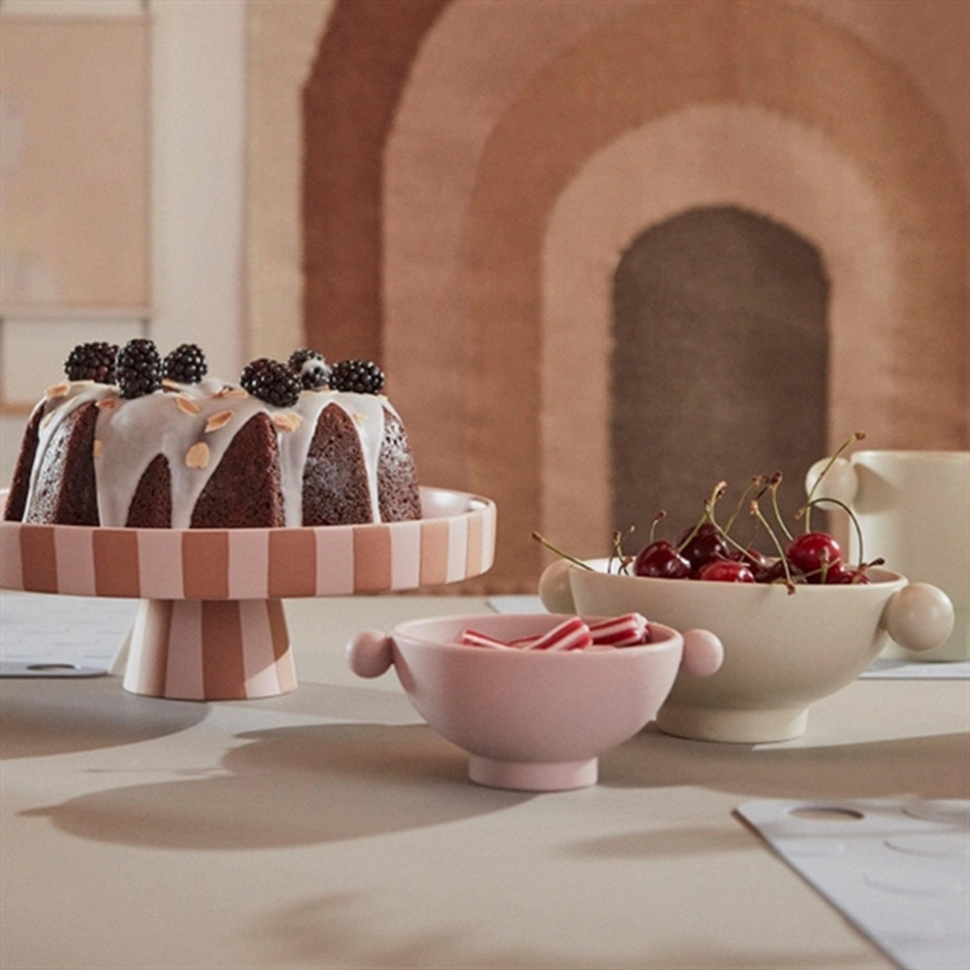 OYOY Tinka Inka Bowl Rose/Caramel