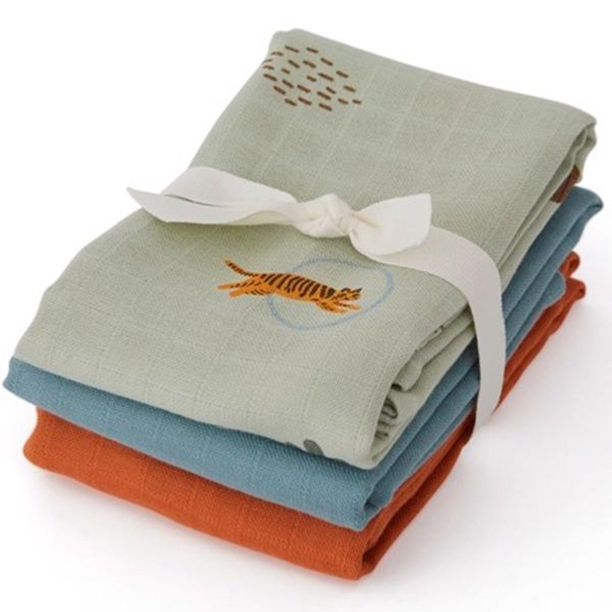 OYOY Muslin Squares 3-pack Tiger