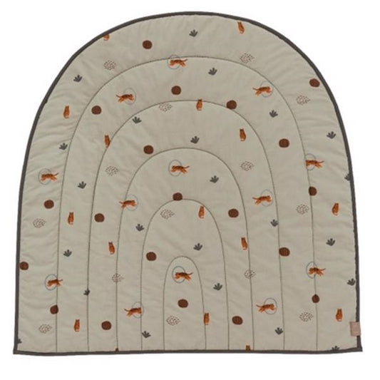 OYOY Quilted Rainbow Blanket