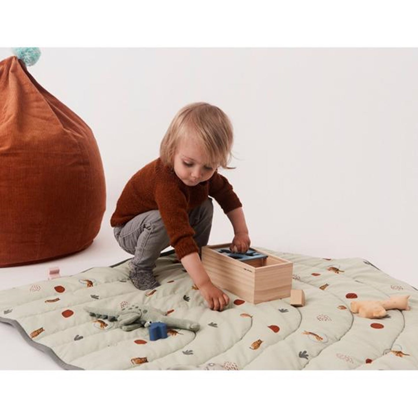 OYOY Corduroy Beanbag Caramel