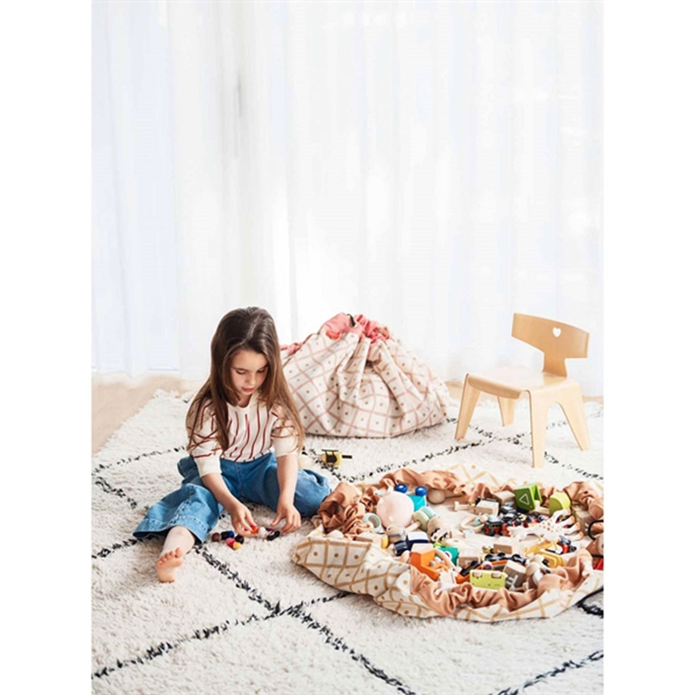 Play&Go 2-in-1 Play Mat Geo Mustard