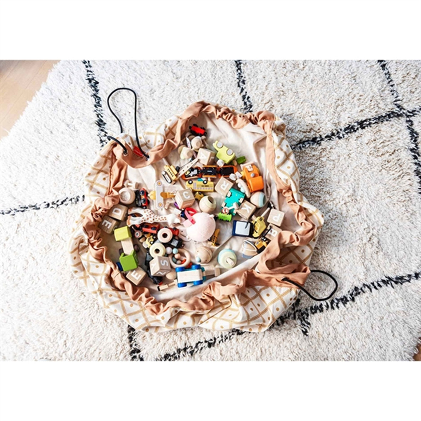 Play&Go 2-in-1 Play Mat Geo Mustard