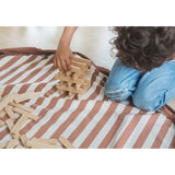 Play&Go 2-in-1 Play Mat Stripes Brown