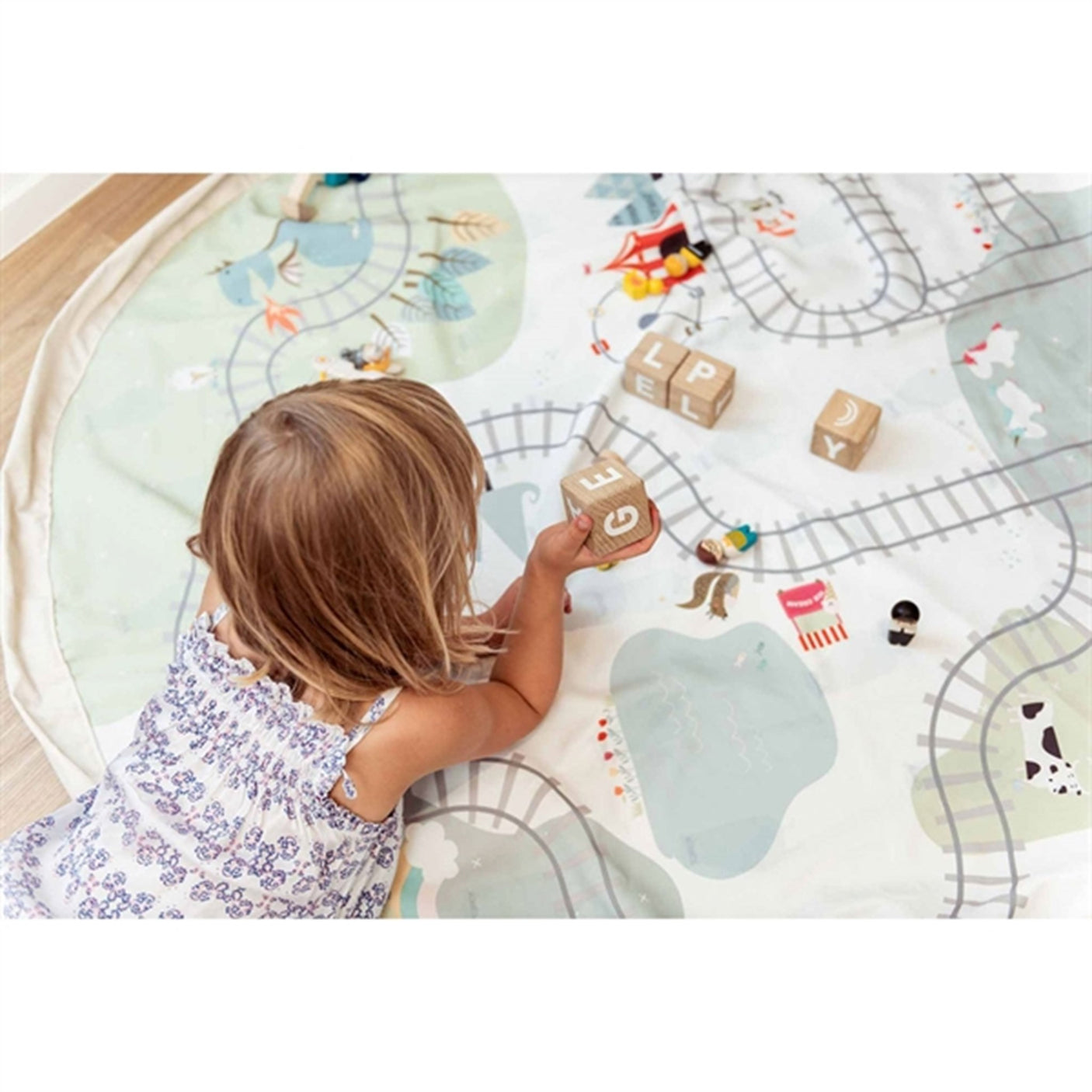 Play&Go 2-in-1 Play Mat Trainmap/Bears