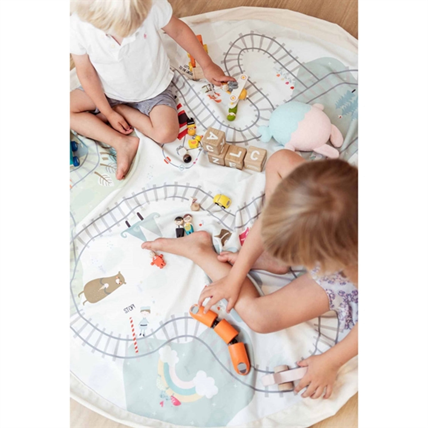 Play&Go 2-in-1 Play Mat Trainmap/Bears