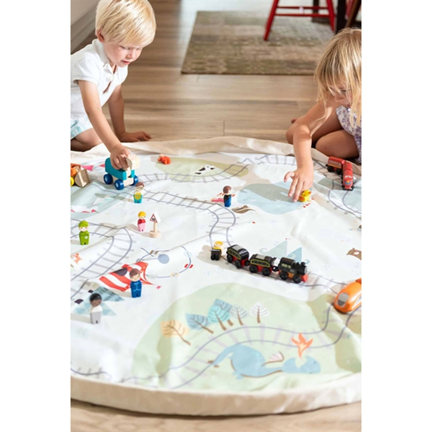 Play&Go 2-in-1 Play Mat Trainmap/Bears