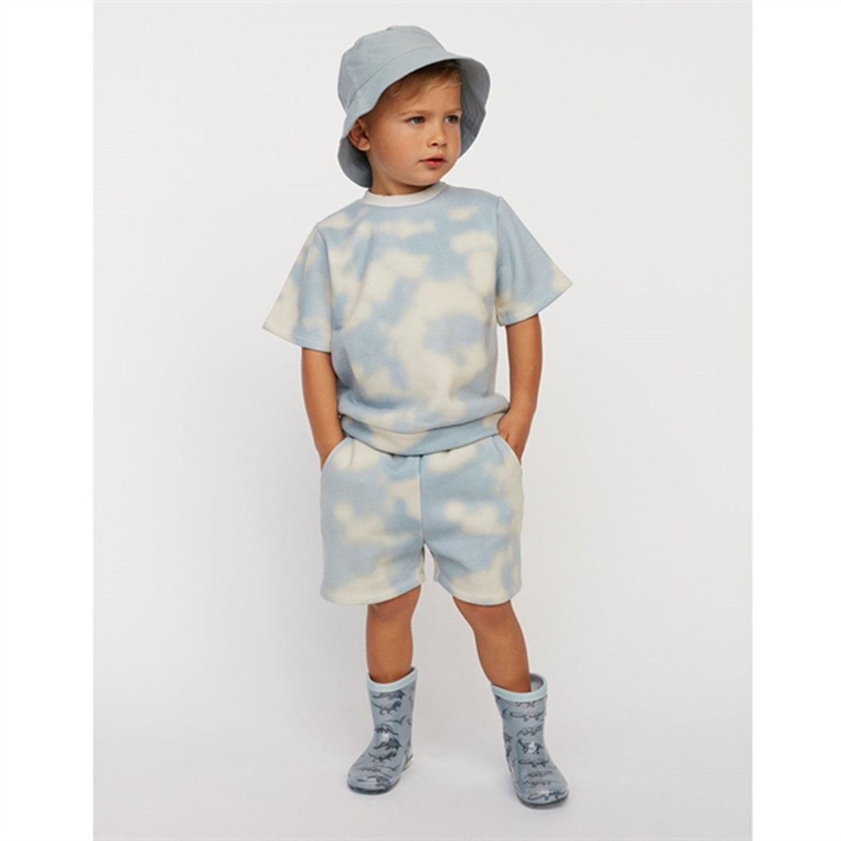 Petit by Sofie Schnoor Dusty Blue Sky Shorts 4