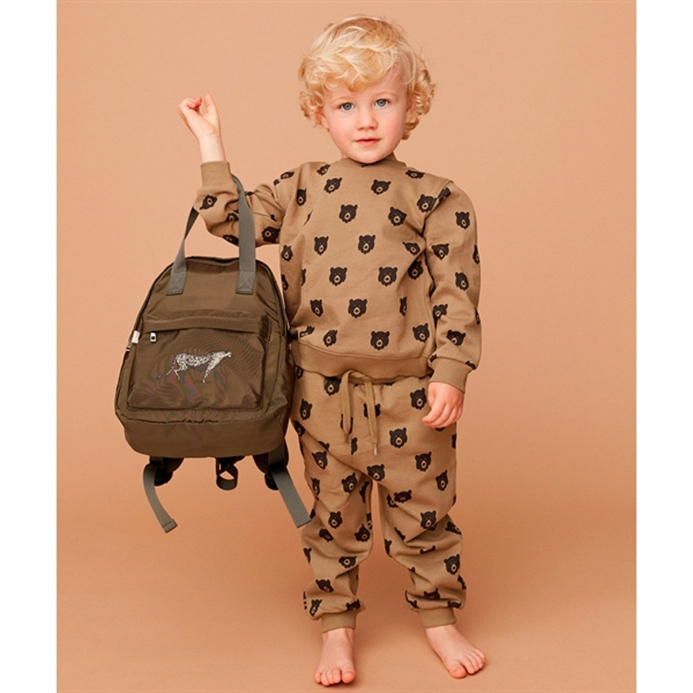 Sofie Schnoor Army Green Sweatpants