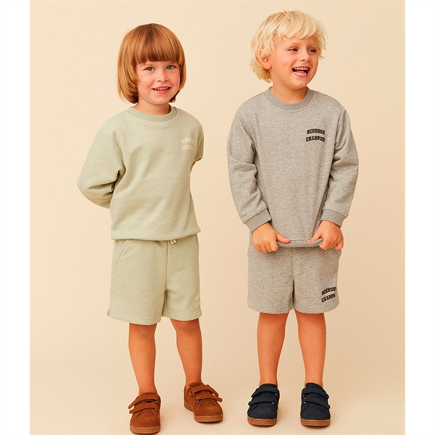 Sofie Schnoor Grey Melange Shorts