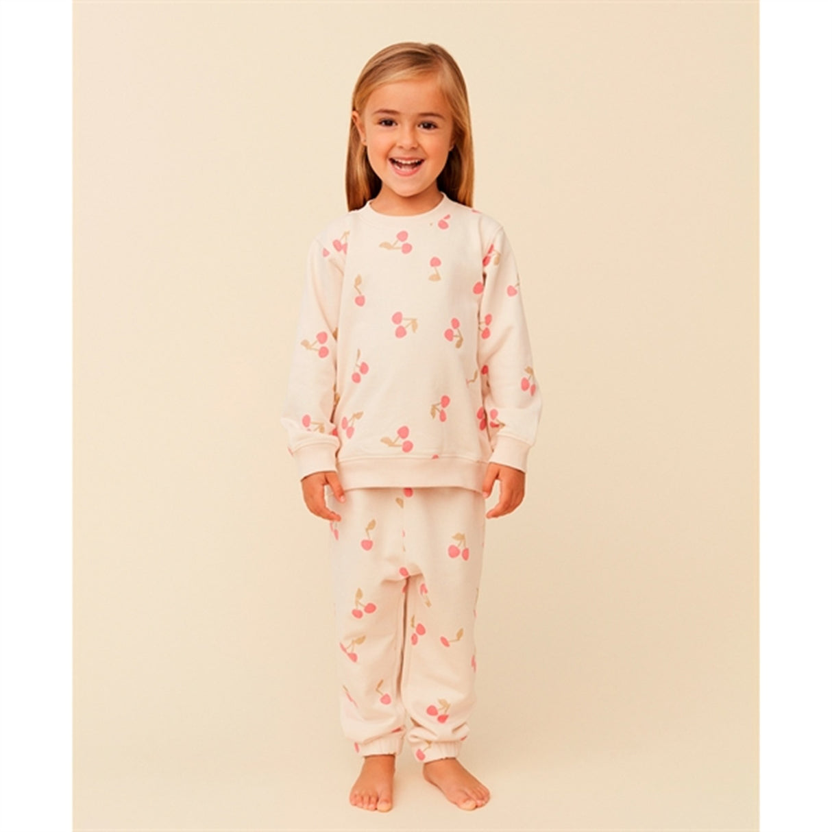 Sofie Schnoor Sweatshirt Antique White/ English Rose