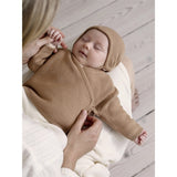 Serendipity Newborn Tan Knit Bonnet