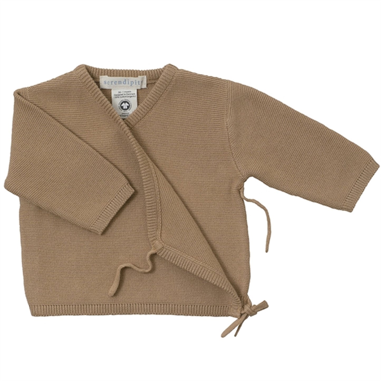 Serendipity Newborn Tan Wrap Jacket