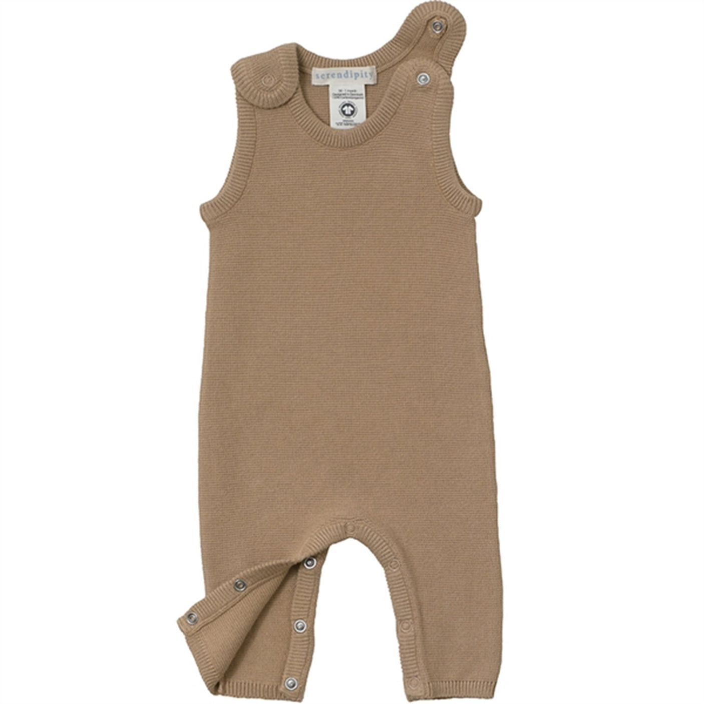 Serendipity Newborn Tan Romper