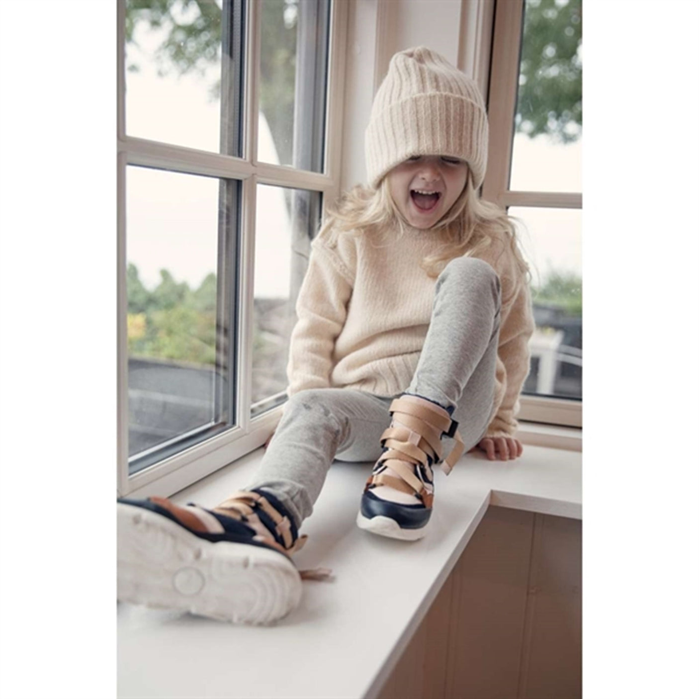 HOLMM Sterling Melange Pablos Knit Leggings