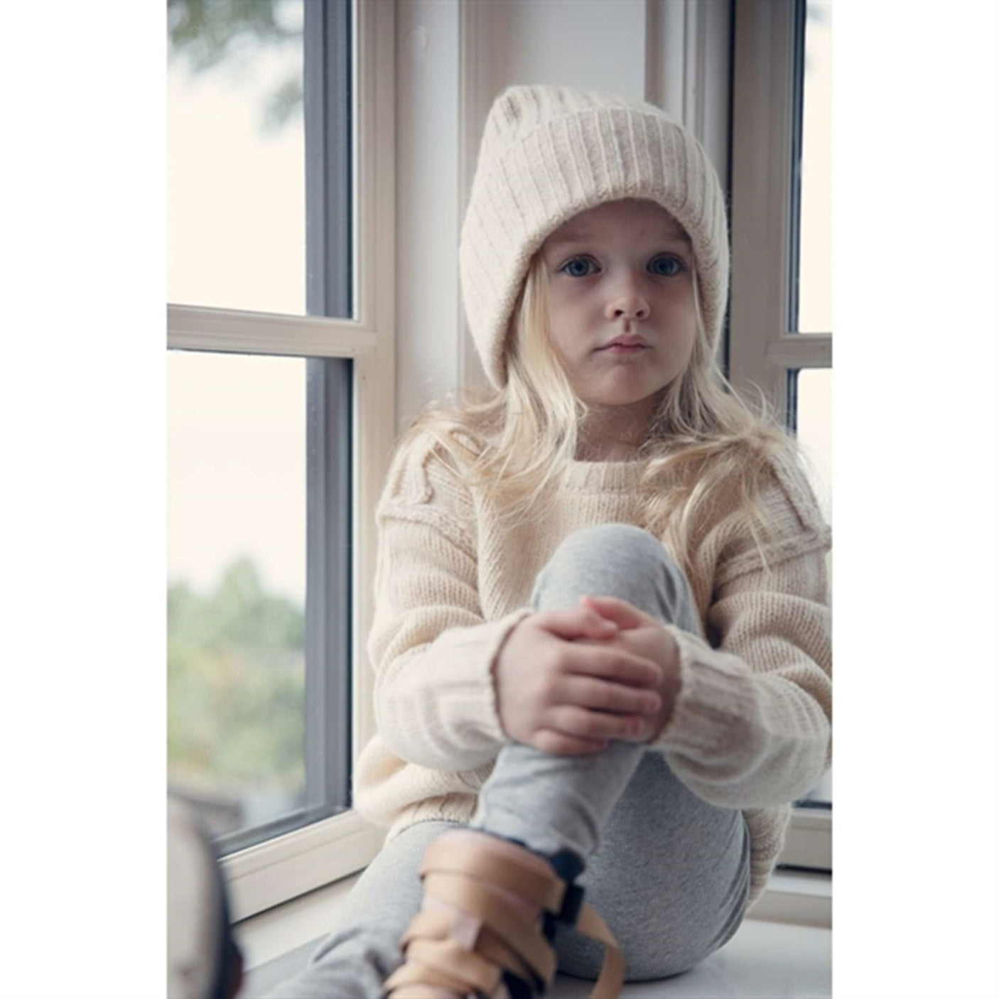 HOLMM Sterling Melange Pablos Knit Leggings