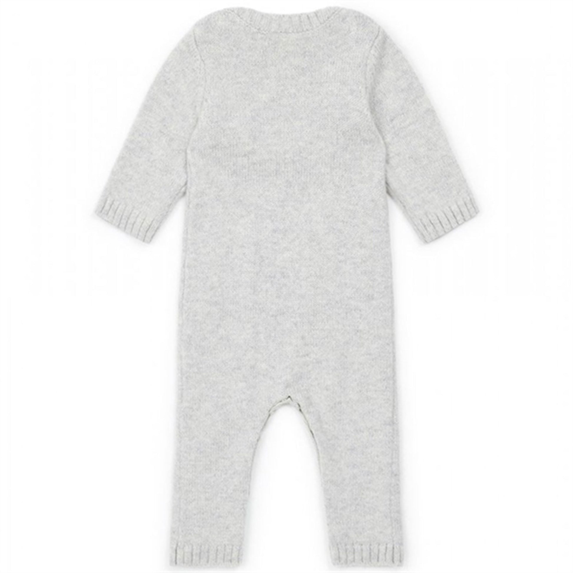 BONTON Heather Grey Knit Onesie