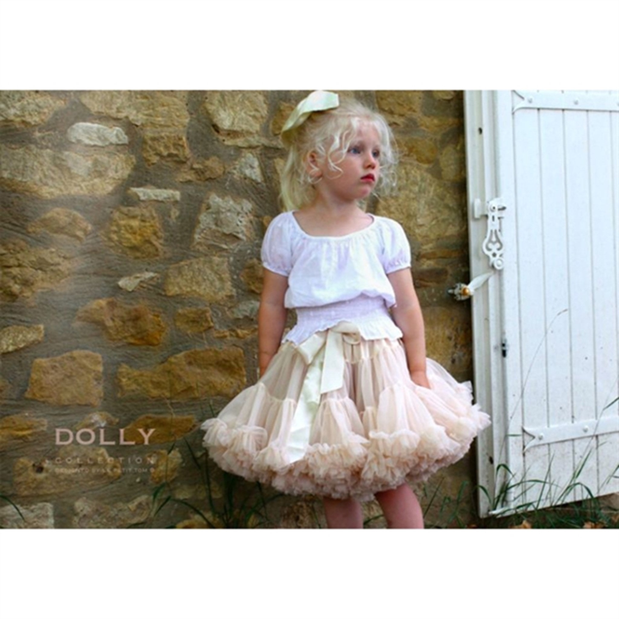 Dolly by Le Petit Tom Skirt Cream 2