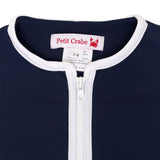 Petit Crabe Blue Etoile Star UV Shirt with Zipper
