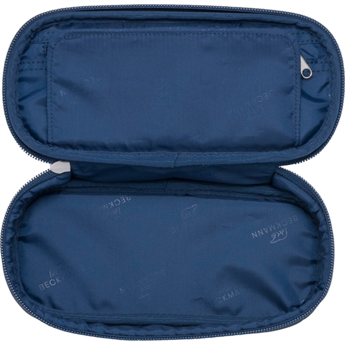 Beckmann Oval Pencil Case Pet Friends Blue 3