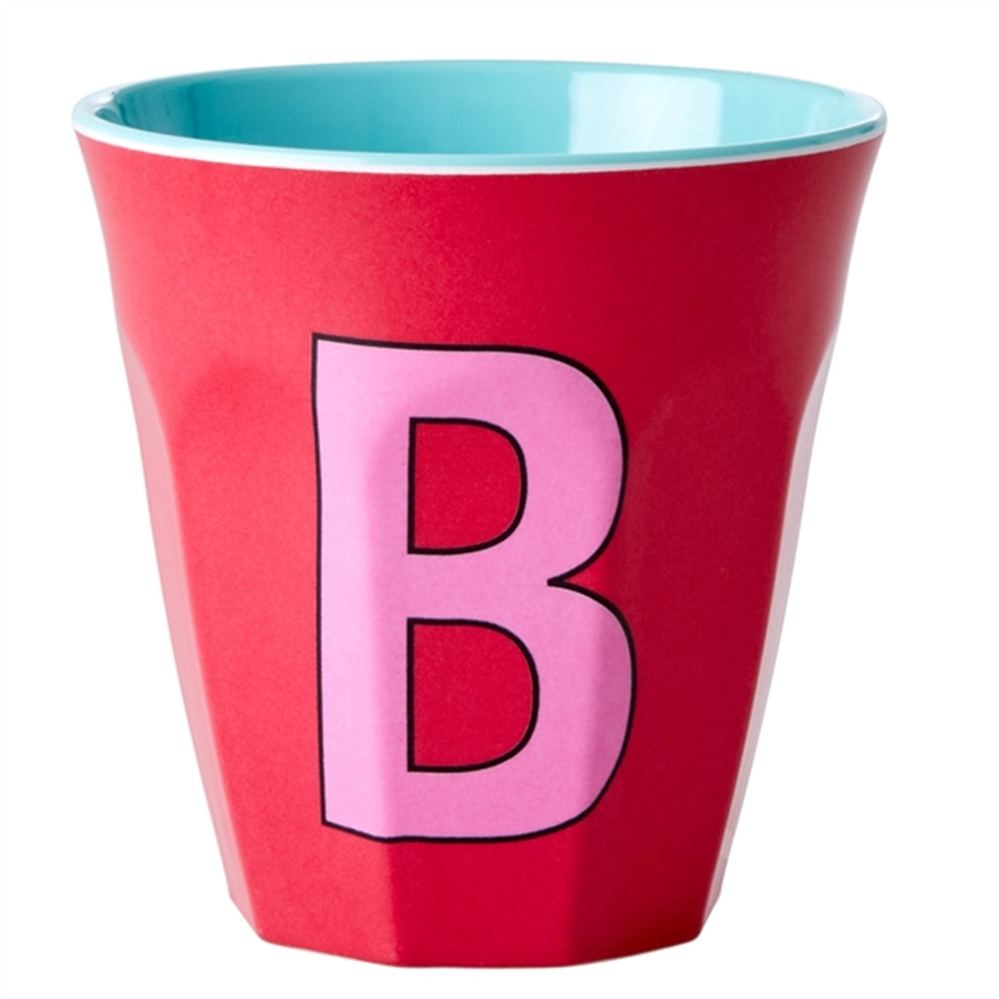 RICE Pinkish Colors Melamine Alphabet Cup