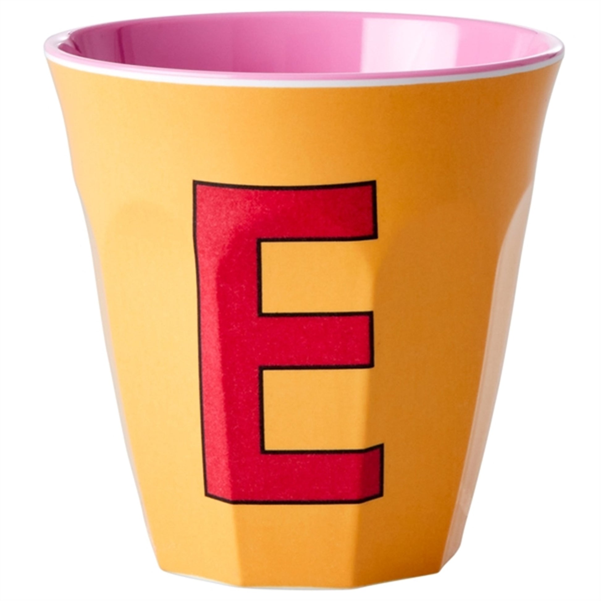 RICE Pinkish Colors Melamine Alphabet Cup