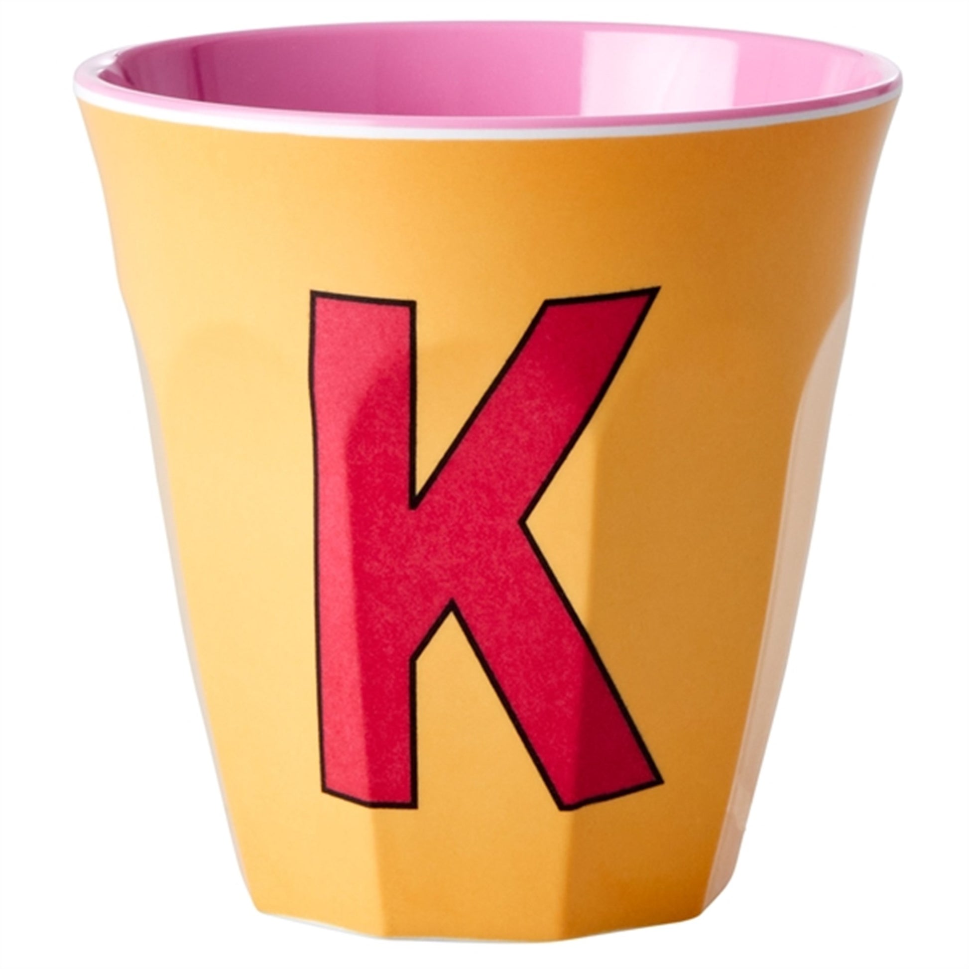 RICE Pinkish Colors Melamine Alphabet Cup