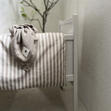 Pine Cone Bedding Stripe Mushroom Stripe