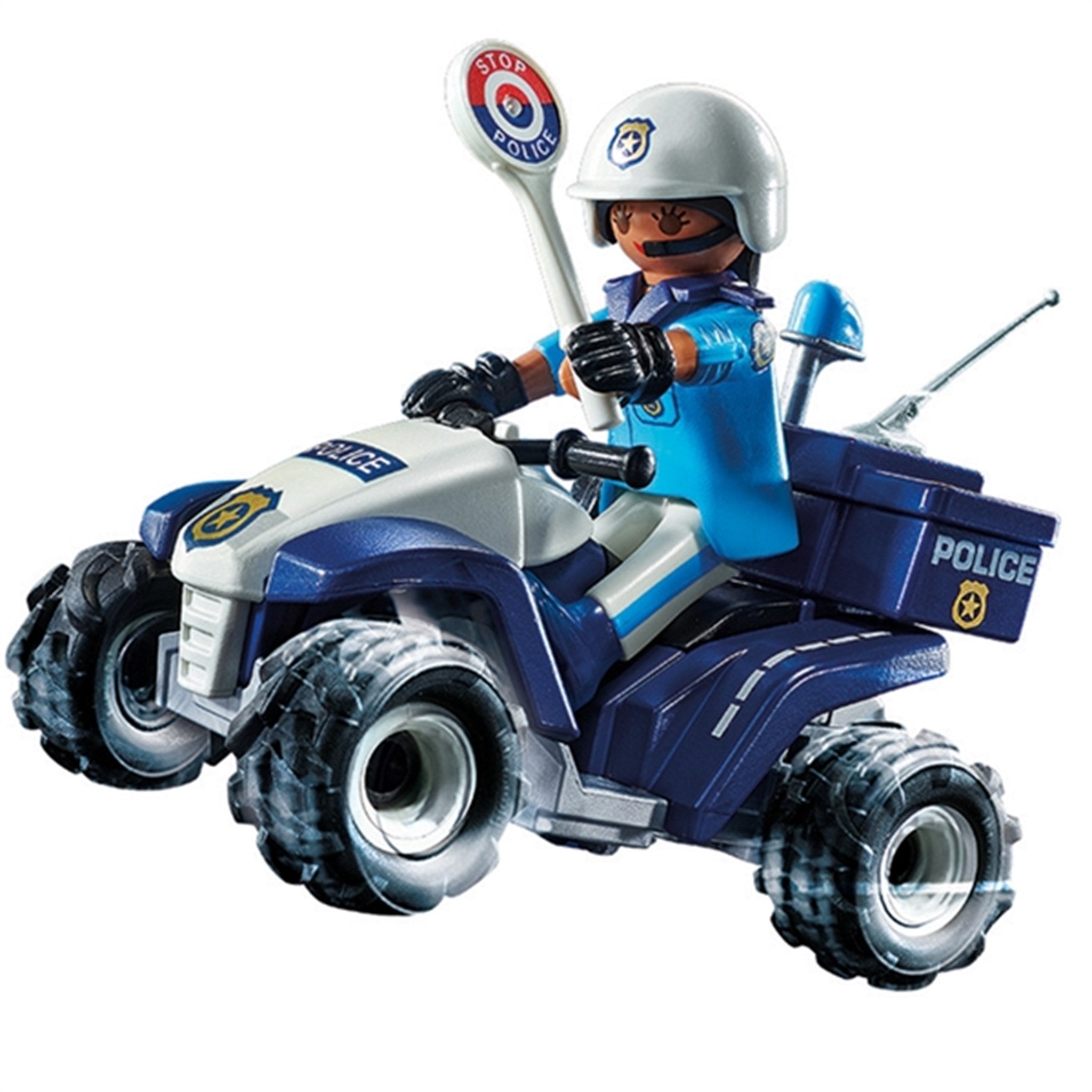 Playmobil® City Action - 警察速度四轮摩托车 - 完美的警察追捕冒险 2