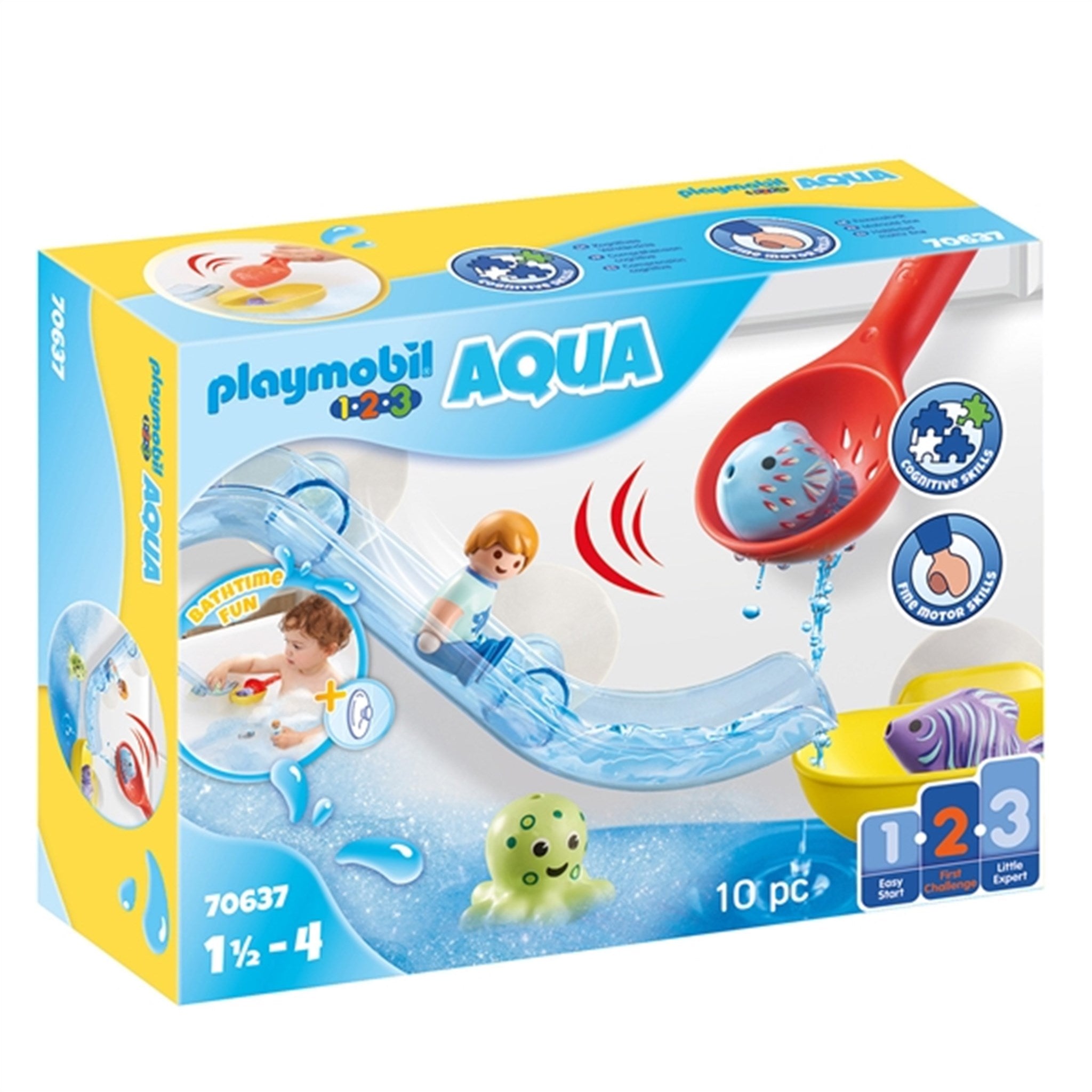 Playmobil® 1.2.3 Aqua - Water Slide with Sea Animals