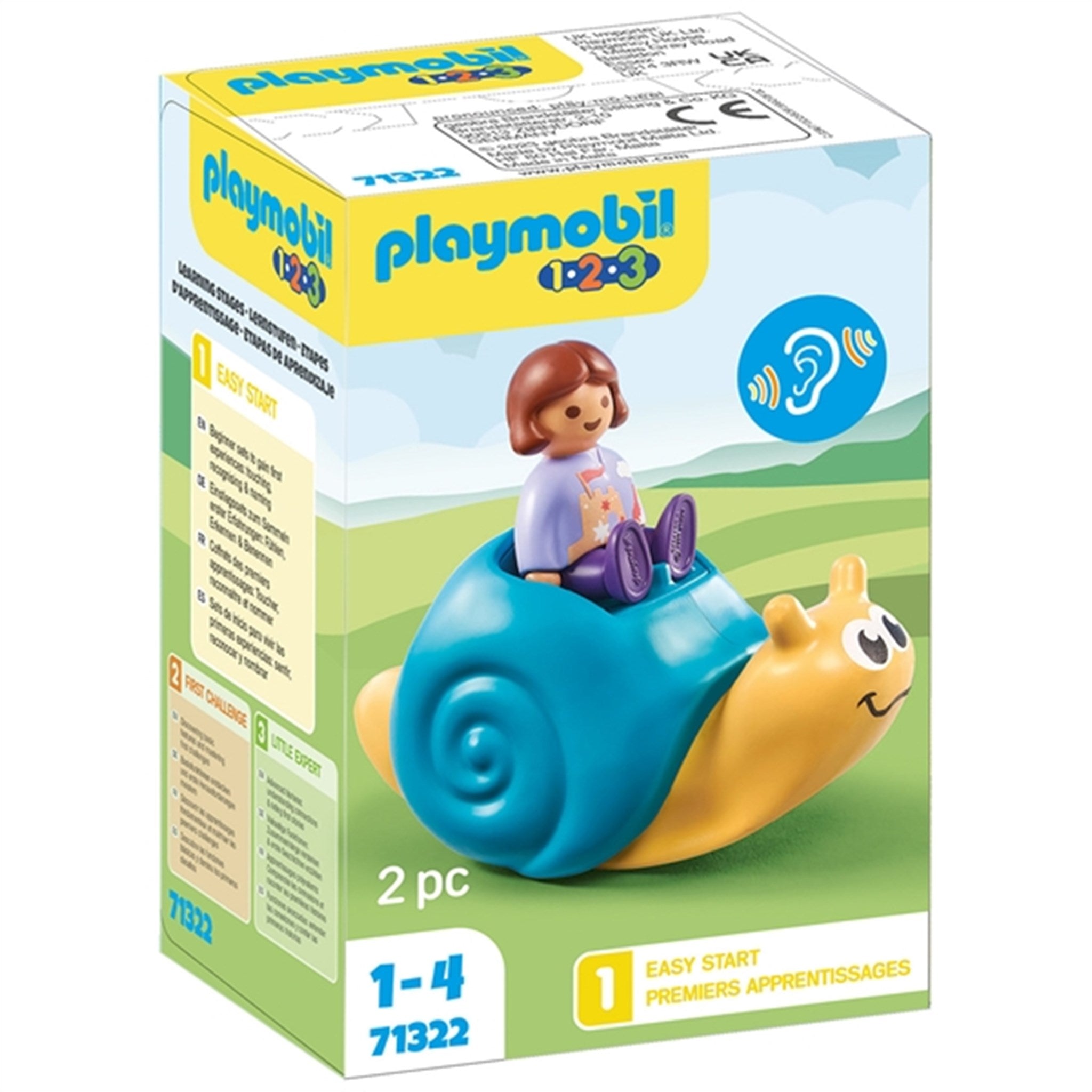 Playmobil® 1.2.3 - Rocking Snail with Rattle Feature