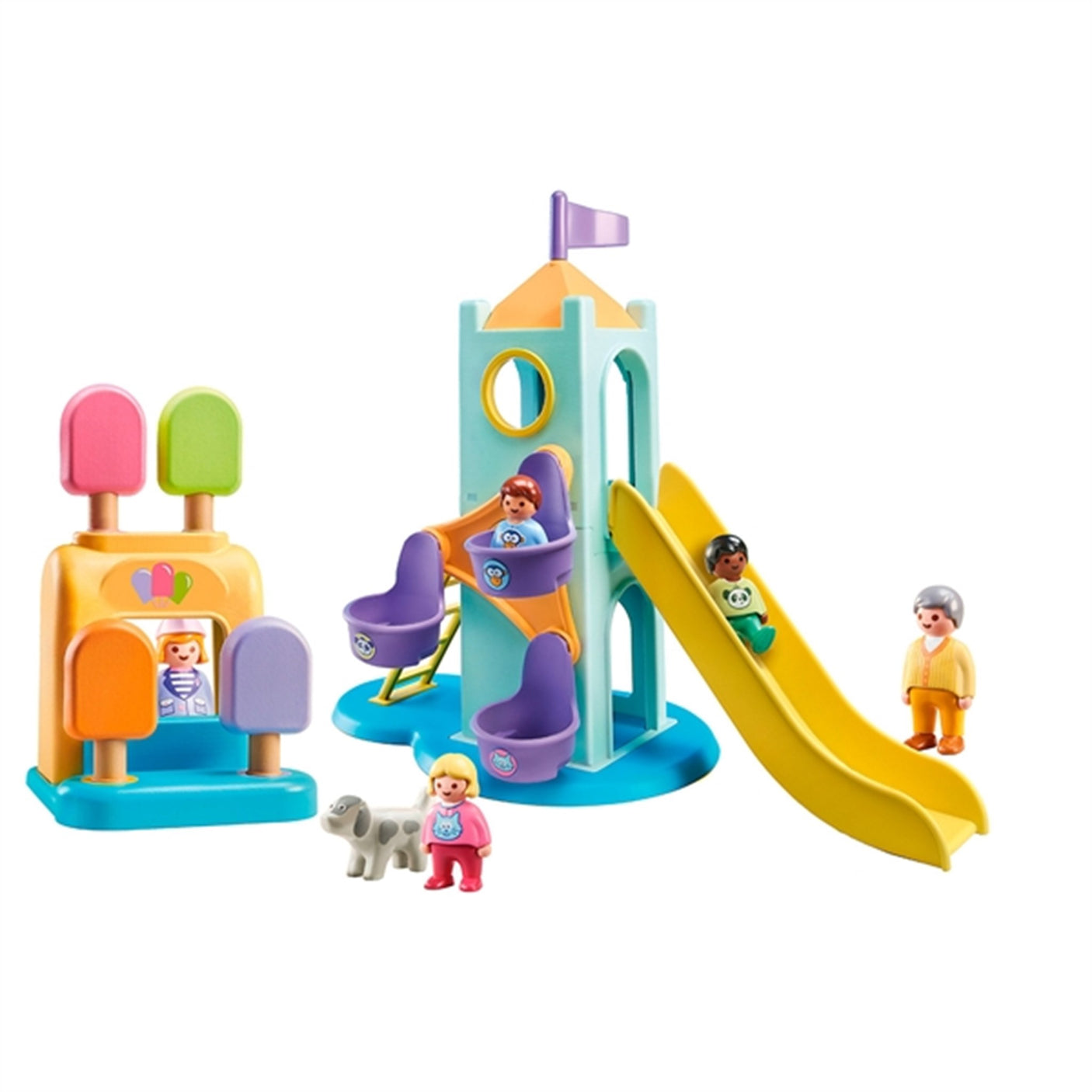 Playmobil® 1.2.3 - Adventure Tower with Ice Cream Booth