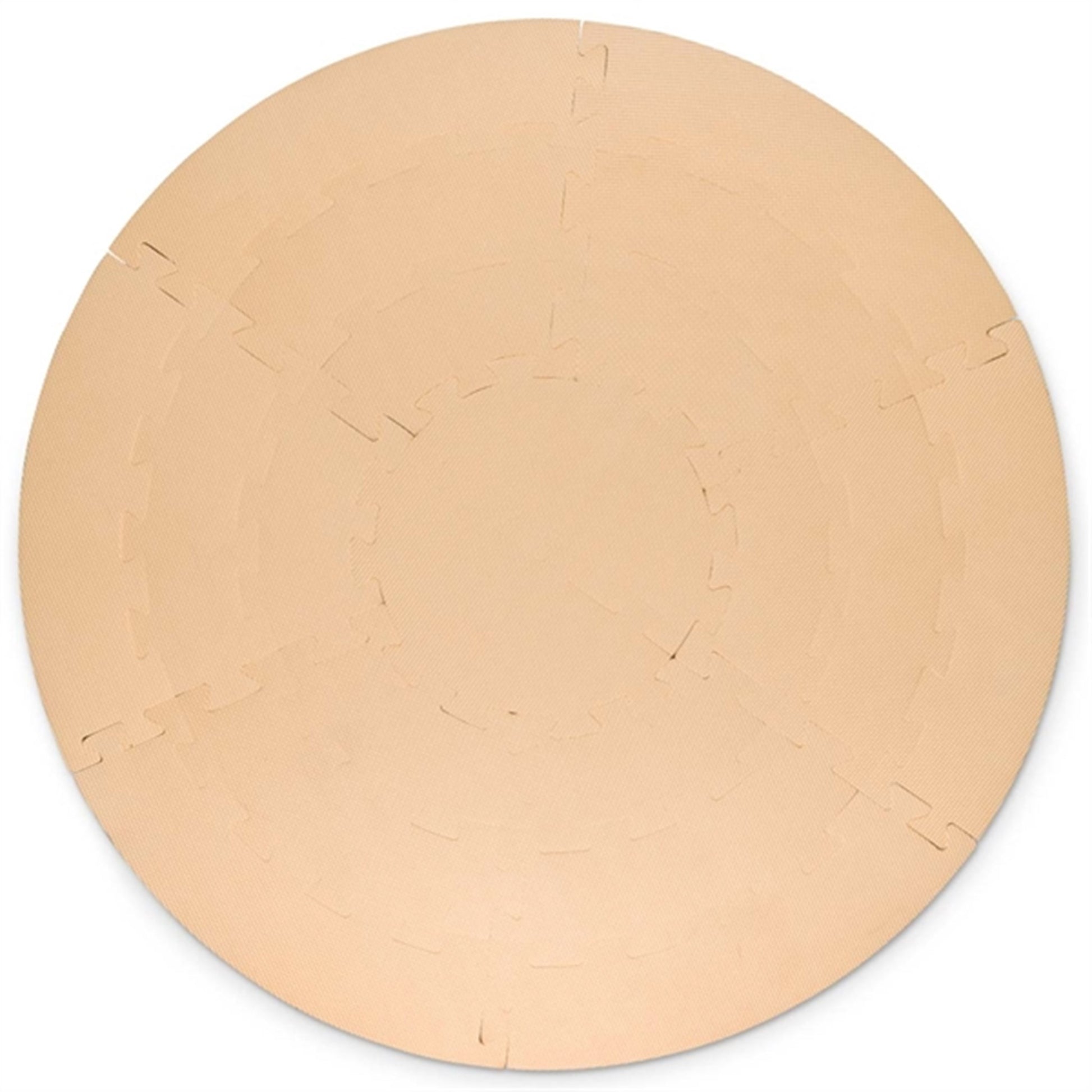 That's Mine Foam Play Mat Round Soft Beige
